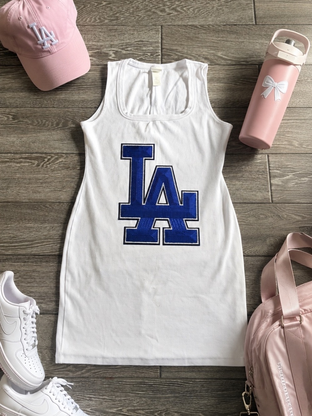 💙 Custom-Made LA Sequin Tank Dress 💙